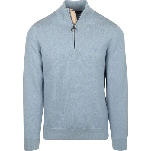 Sweat-shirt Pull Half Zip Bleu Clair - Barbour - Modalova