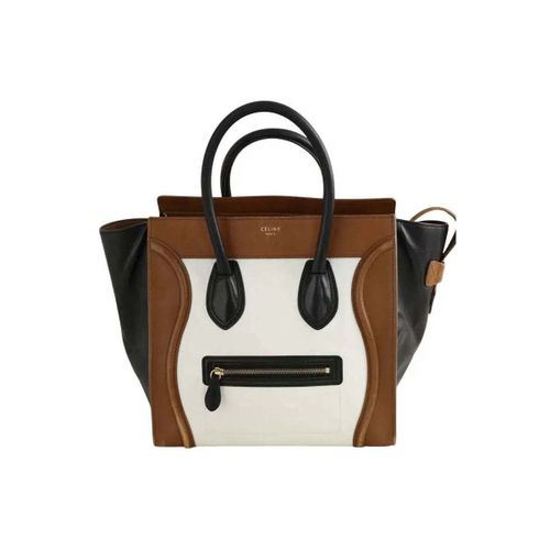 Sac à main Cabas Luggage en cuir multicolore - Céline - Modalova