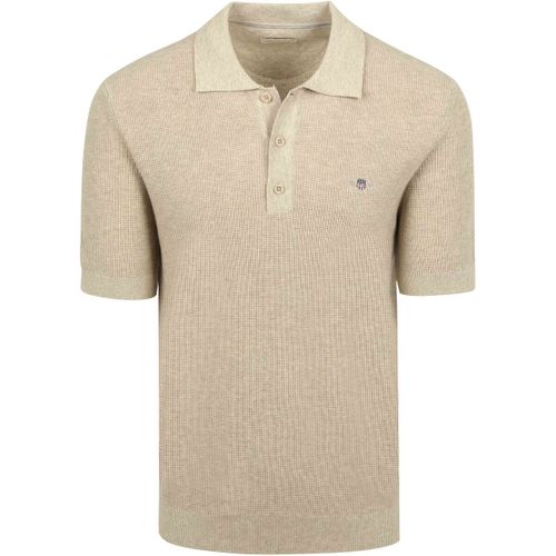 Polo Gant Polo Maille Beige - Gant - Modalova