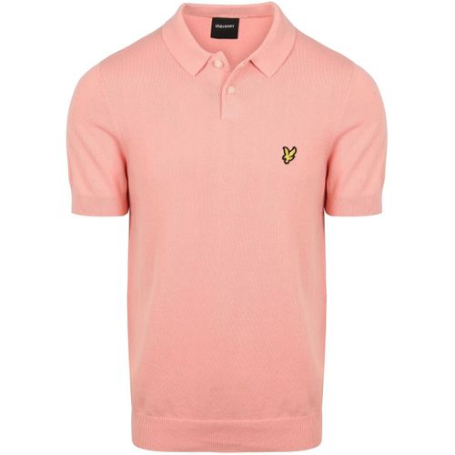 T-shirt Lyle Scott Polo Maille Rose Pamplemousse - Lyle & Scott - Modalova