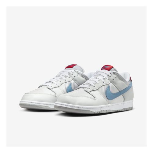 Baskets basses DUNK LOW BLANC GRIS BLEU - Nike - Modalova