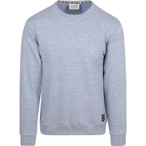 Sweat-shirt Scotch Soda Pull Bleu Chiné - Scotch & Soda - Modalova