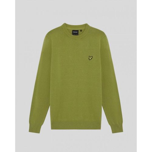 Pull KN2136V COTTON CREW-Y123 SHRUB GREEN - Lyle & Scott - Modalova