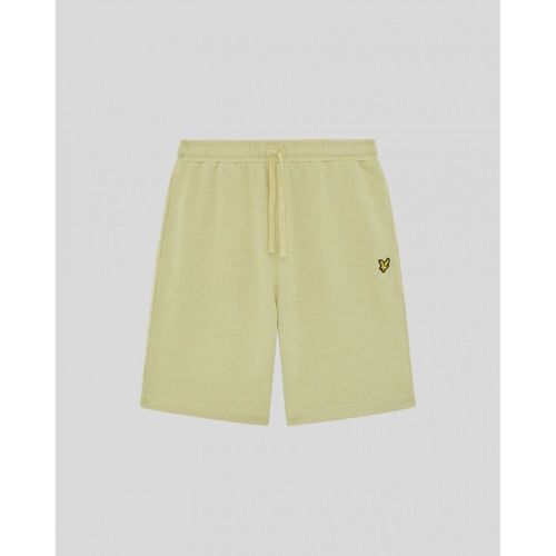 Short ML414VOGT PLAIN SWEATSHORT-Y119 HERN GREEN - Lyle & Scott - Modalova