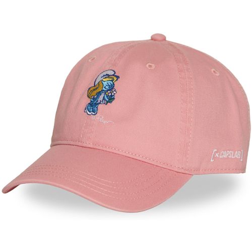 Casquette Casquette Dad Cap avec broderie Smurf Stroumpfette - Capslab - Modalova