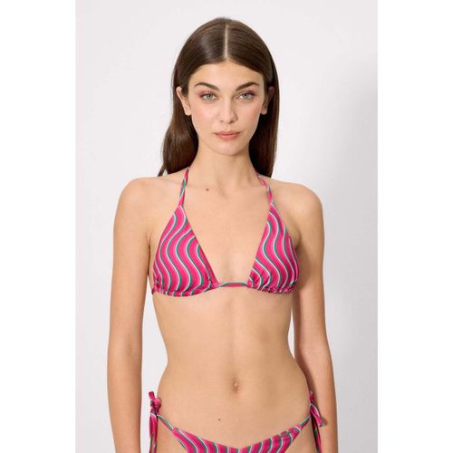 Maillots de bain Haut de bikini triangle à imprimé vagues, bonnet B - Ysabel Mora - Modalova