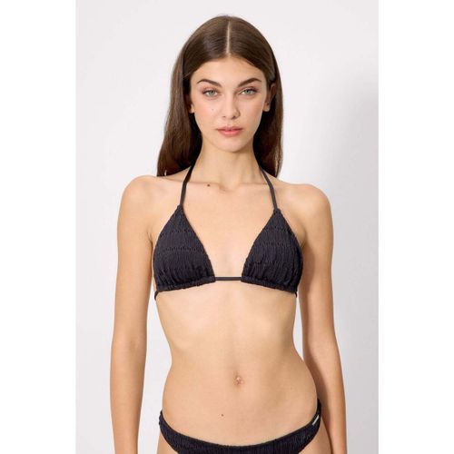 Maillots de bain Haut de bikini triangle noir texturé, bonnet B - Ysabel Mora - Modalova