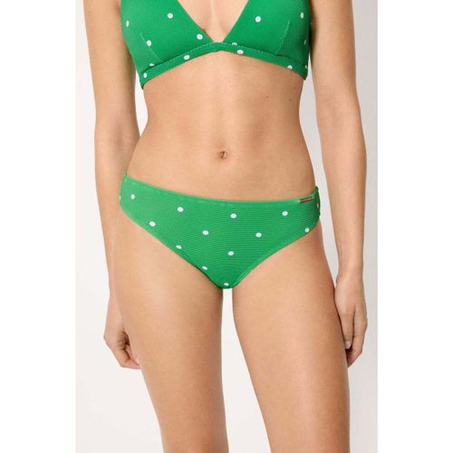 Maillots de bain Bas de bikini piqué à pois vert - Ysabel Mora - Modalova