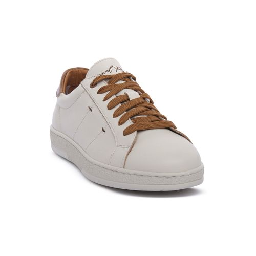 Baskets basses COMBIN BIANCO CUOIO - Exton - Modalova