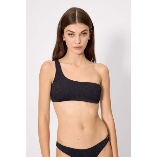 Maillots de bain Haut de bikini asymétrique, texture noire, bonnet B - Ysabel Mora - Modalova