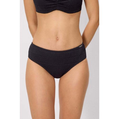 Maillots de bain Culotte de bikini midi noire texturée - Ysabel Mora - Modalova