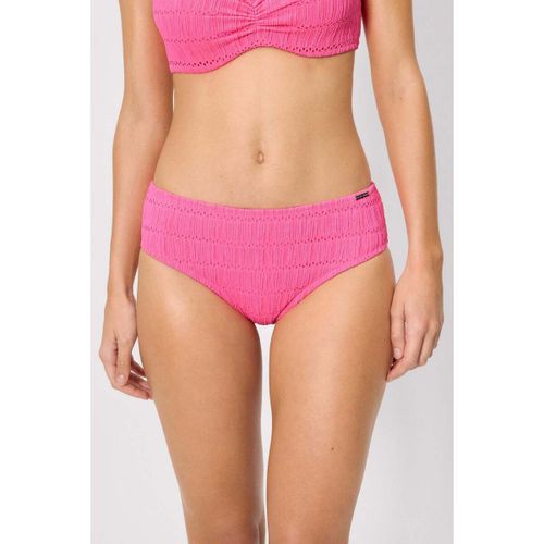 Maillots de bain bas de bikini midi rose texturé - Ysabel Mora - Modalova