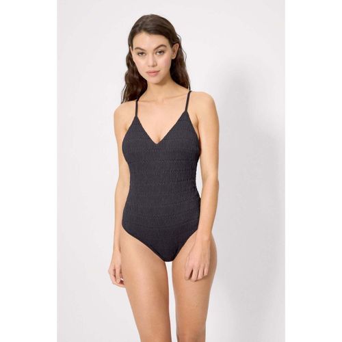 Maillots de bain Maillot de bain triangle noir texturé, bonnet B - Ysabel Mora - Modalova