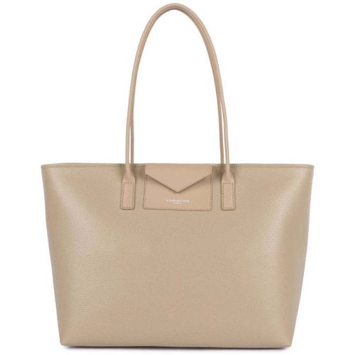 Cabas Cabas Maya Double Épaule Beige Foncé - LANCASTER - Modalova