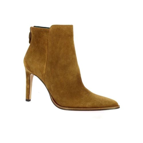Bottines Boots cuir velours tabac - Vidi Studio - Modalova