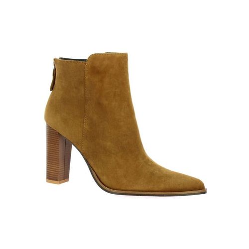 Bottines Boots cuir velours tabac - Vidi Studio - Modalova