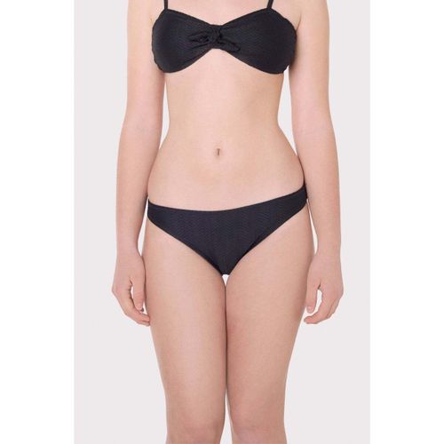 Maillots de bain Bas de bikini Juveni noir lisse à texture - Ysabel Mora - Modalova