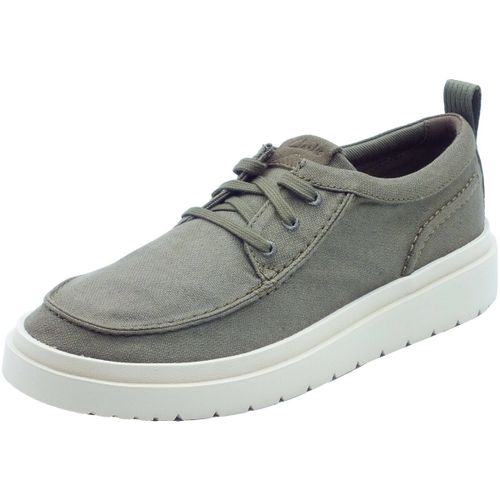 Baskets basses Polden Moc Olive - Clarks - Modalova