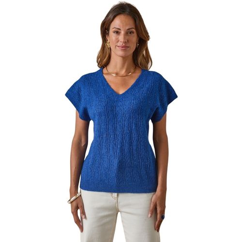 Pull by - Pull col V manches T avec laine - Daxon - Modalova