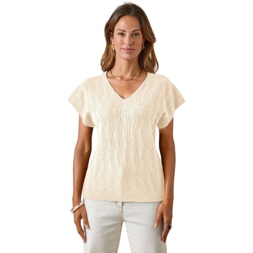 Pull by - Pull col V manches T avec laine - Daxon - Modalova