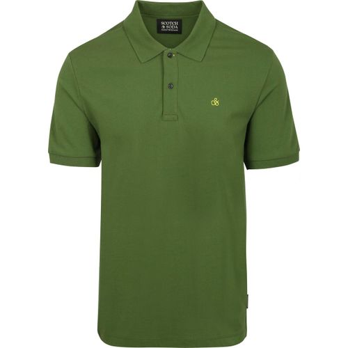 Polo Core Piqué Polo Vert - Scotch & Soda - Modalova