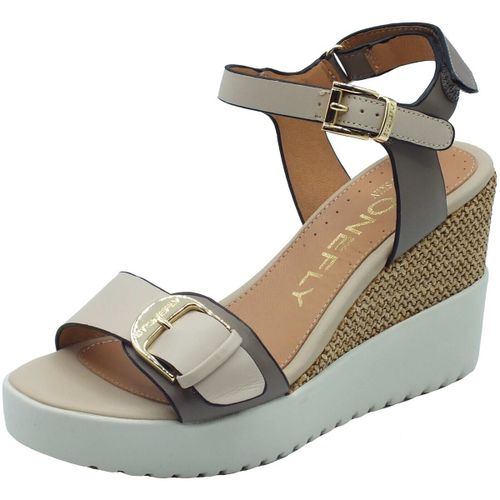 Sandales compensées 222301 Ely 21 Taupe - Stonefly - Modalova