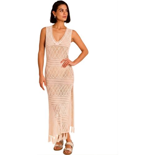 Robe Robe de plage longue ajourée à franges COMPLEMENTOS - Selmark - Modalova
