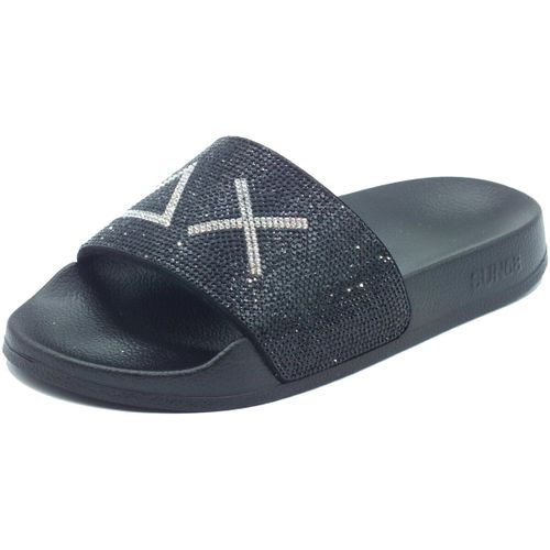 Claquettes X36211 Slippers Strass Logo - Sun68 - Modalova