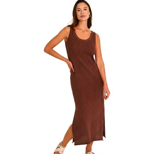 Robe Robe de plage longue fendue sans manches COMPLEMENTOS - Selmark - Modalova