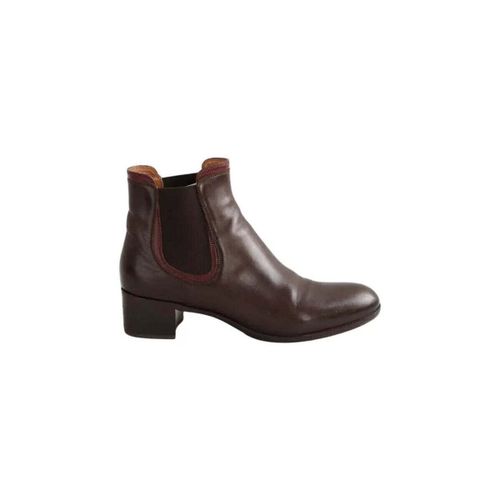 Bottines Boots en cuir marron - Sartore - Modalova