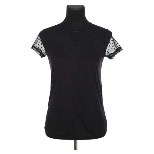 T-shirt Maje Top noir - Maje - Modalova