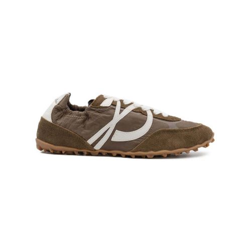 Baskets basses HALIA NYLON/SUEDE BROWN - PALOMA BARCELÓ - Modalova