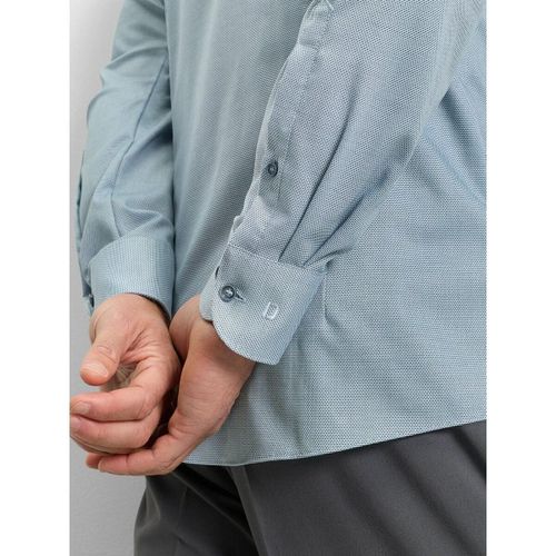 Chemise Chemise Level 5 Texturée Bleue Manches Extra Longues - Olymp - Modalova