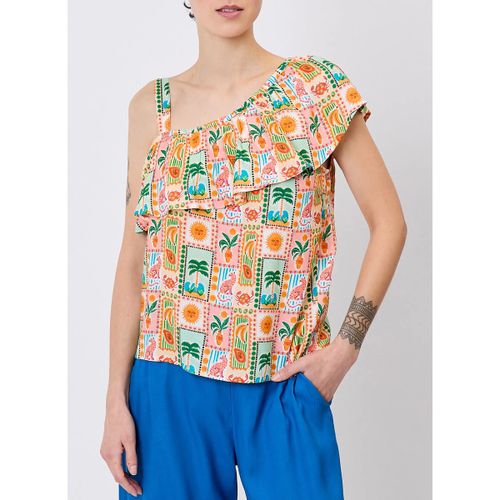 Blouses Débardeur imprimée fluide asymétrique CELESTIN - La Fiancee Du Mekong - Modalova