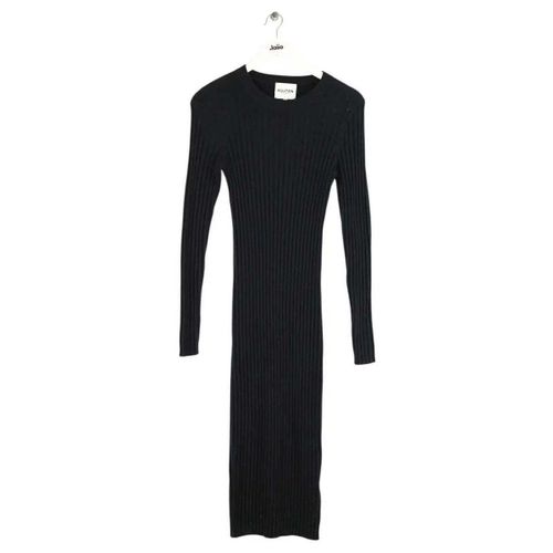 Robes midi Robe en cachemire noire - Kujten - Modalova