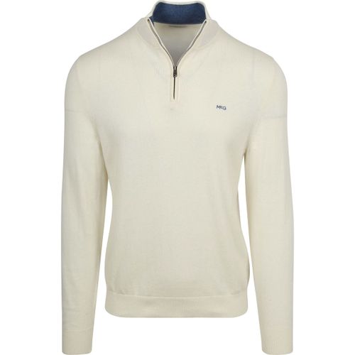 Pull Pull Demi-Zip Coton-Cachemire Blanc Cassé - Mcgregor - Modalova