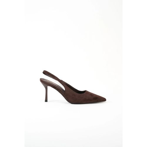 Chaussures escarpins Escarpins slingback à talon aiguille, Marron - Vera Collection - Modalova