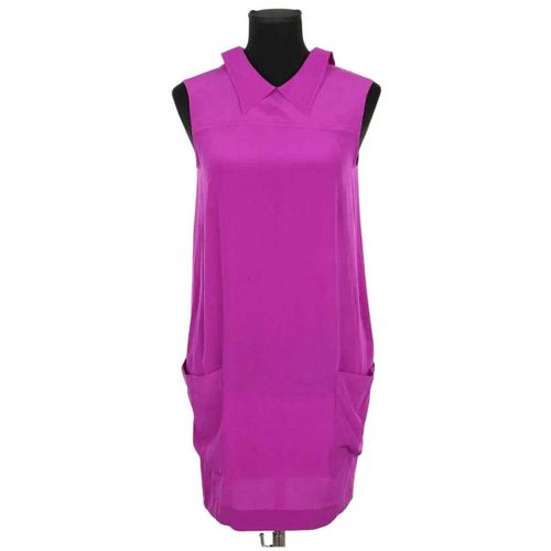 Robe courte Robe en soie violette - Miu Miu - Modalova
