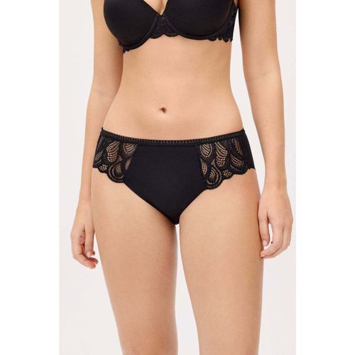 Slips Culotte midi en dentelle noire - Ysabel Mora - Modalova