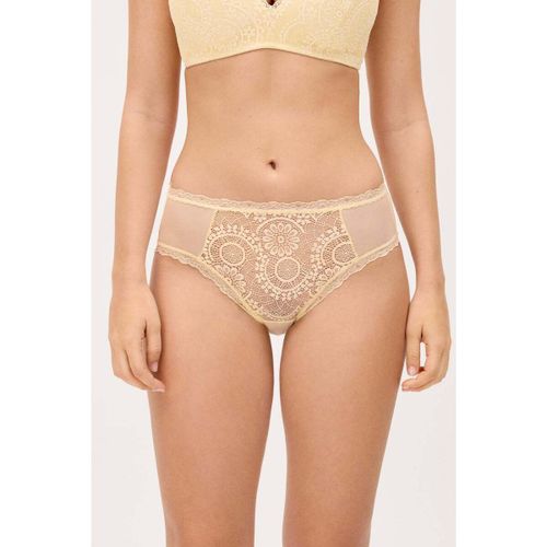Slips Culotte midi en dentelle jaune - Ysabel Mora - Modalova