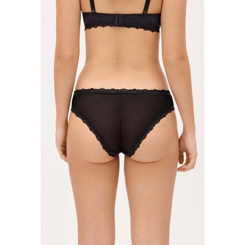 Slips Culotte brésilienne en dentelle noire - Ysabel Mora - Modalova