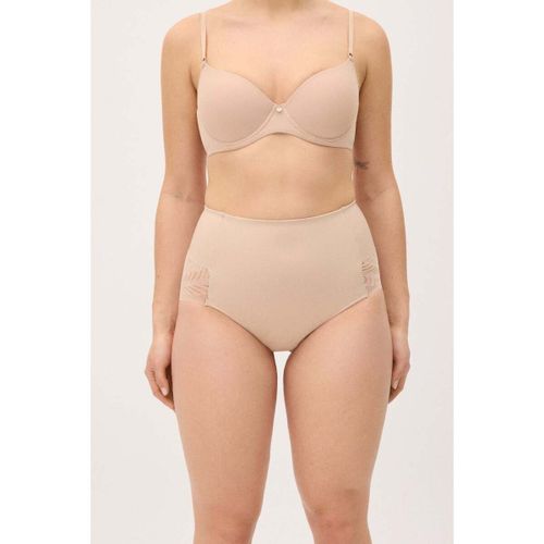 Slips Sac amincissant à compression moyenne en dentelle nude - Ysabel Mora - Modalova