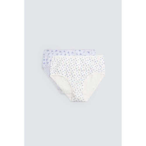 Slips Lot de 2 culottes imprimées taille haute - Ysabel Mora - Modalova