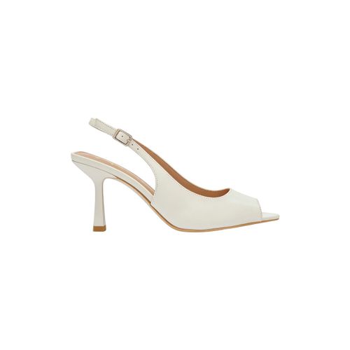 Chaussures escarpins Escarpins slingback à bouts ouverts, Blanc - Vera Collection - Modalova