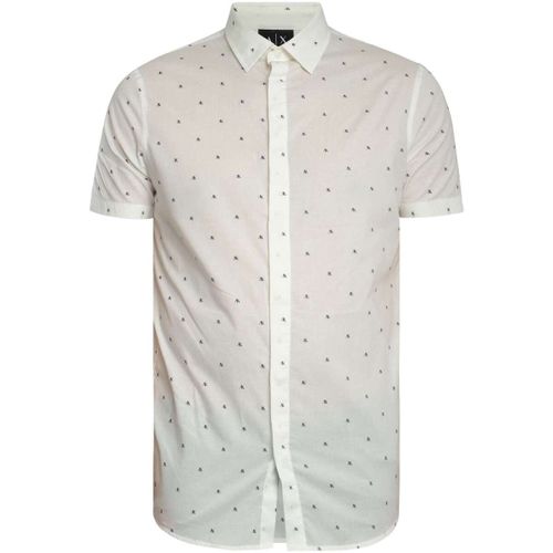 Chemise Chemise slim à motif logo - EAX - Modalova
