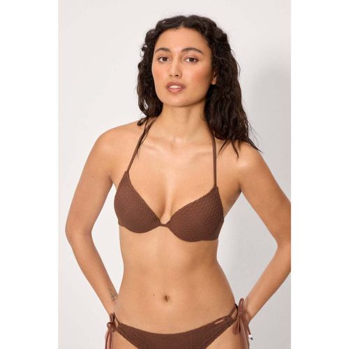 Maillots de bain Haut de bikini push-up double ajouré marron, bonnet B - Ysabel Mora - Modalova