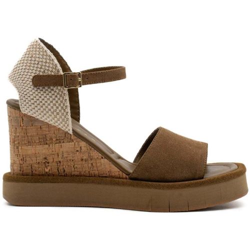 Sandales compensées EILEEN SUEDE BROWN - PALOMA BARCELÓ - Modalova