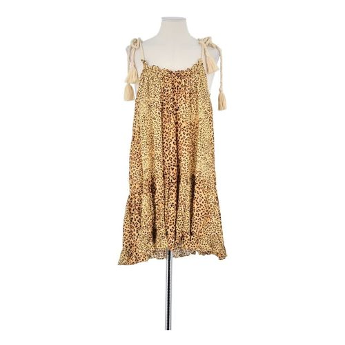 Robe courte Robe en coton jaune - Ulla Johnson - Modalova