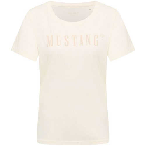 T-shirt Mustang T-shirt - Beige - Mustang - Modalova