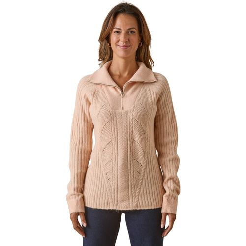Pull by - Pull col camionneur zippé - Daxon - Modalova